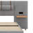 Upholstered Platform Bed With Two Outlets,USB Charging Ports, Two Bedside Pillows And Storage Shelves-105445240-105445247