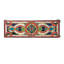 Victorian Evelyn in Lapis Transom Stained Glass Window