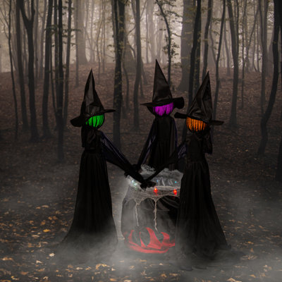 Ensemble de piquets de jardin d'Halloween Adrean