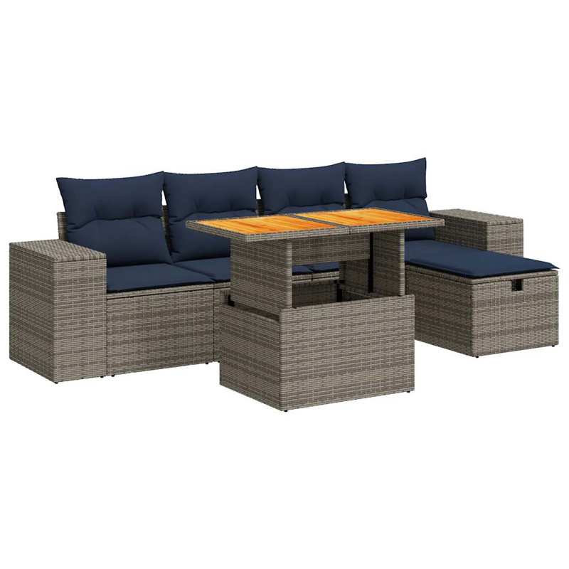 62cm Wide Patio Sofa with Cushions