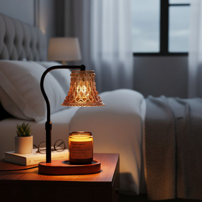 Electric Candle Warmer Lamp With Timer, Dimmer & Height Adjustment