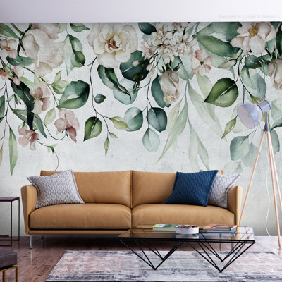 Raynae Peel & Stick Floral Roll