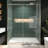 56"- 60" W x 71" H Single Sliding Semi-Frameless Shower Door-110813135