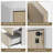 Okeysen 12.6" Slim 3-Drawer Mobile File Cabinet