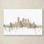 « pittsburgh horizon sheet music », impression sur toile tendue-15721051