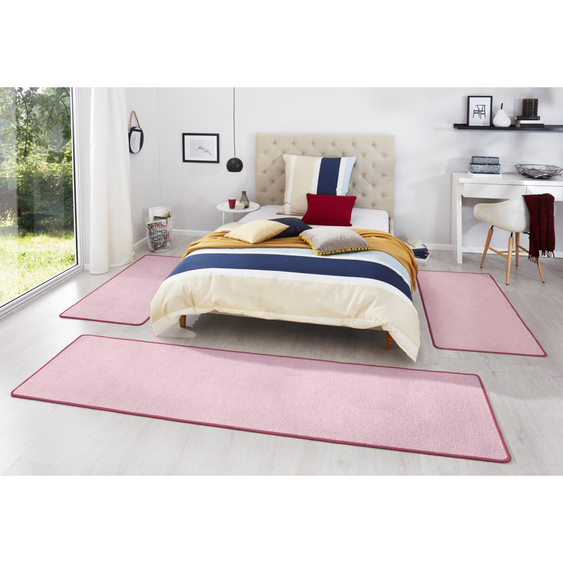 Fancy Light Pink Rug