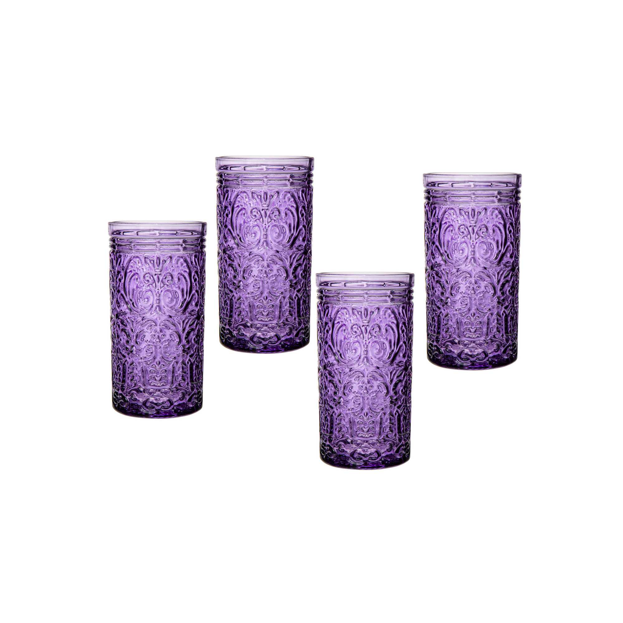Jax Glass Highball 14 oz, Purple DOF, 4