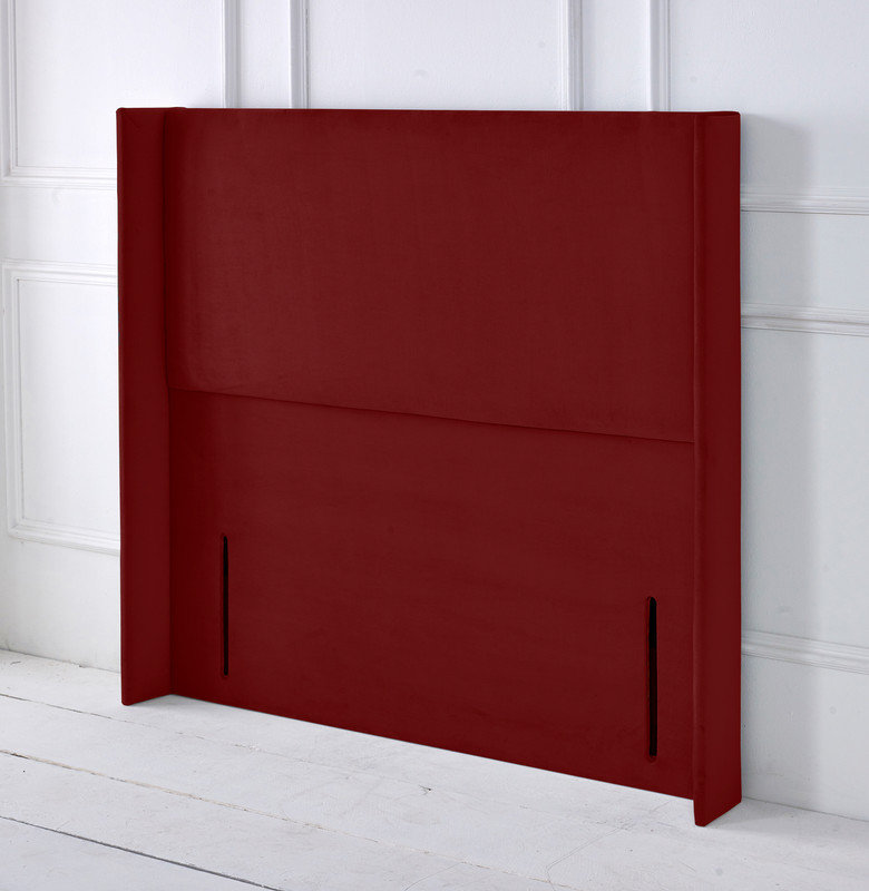 Upholstered Headboard, Super King (6'), Burgundy