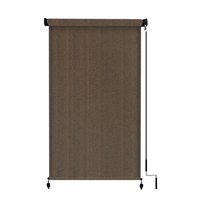 Semi Sheer Roller Shade, 48"W x 72"L, Mocha