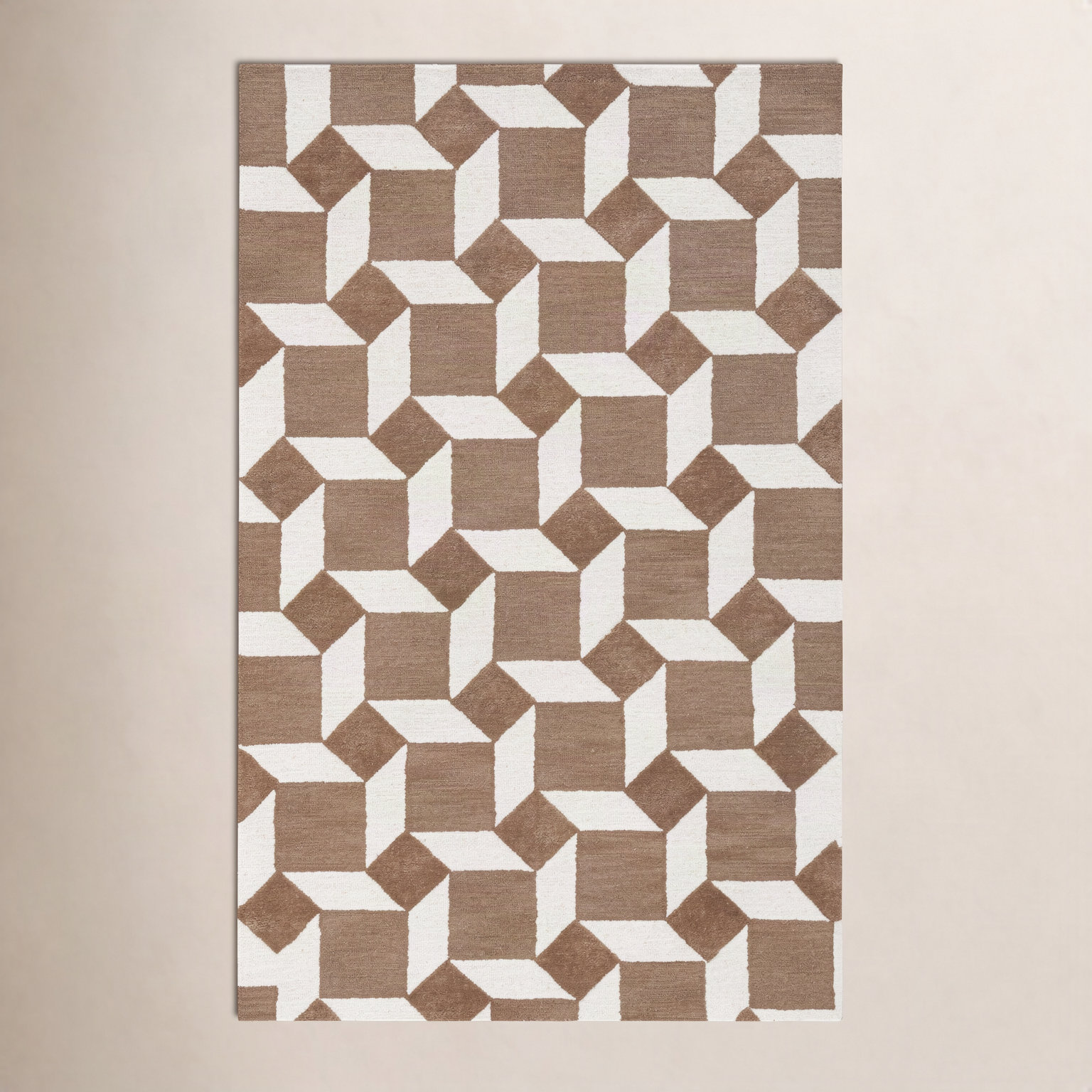 Woodcliff Hand-Tufted Geometric Rug, Rectangle 6' x 9'