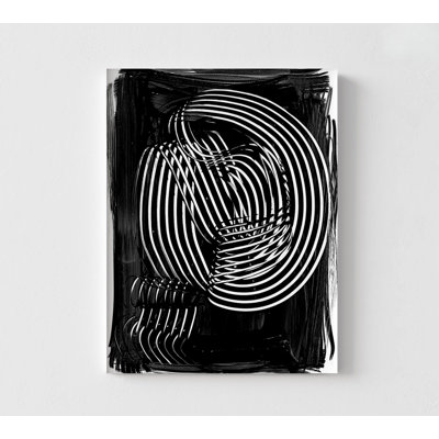 «Henri IV» par Urban Road, décoration murale abstraite moderne en noir et blanc, art de chambre d'hôtel très grand, impression d'art abstrait