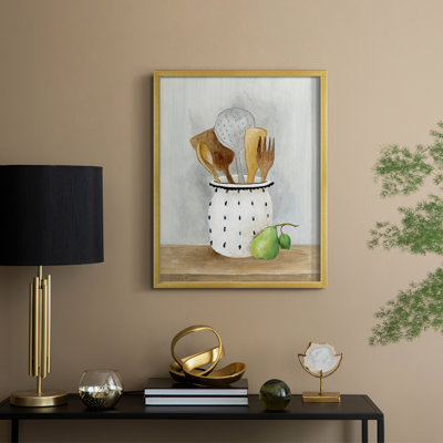 Cottage Kitchen I Framed Print - Solid Wood
