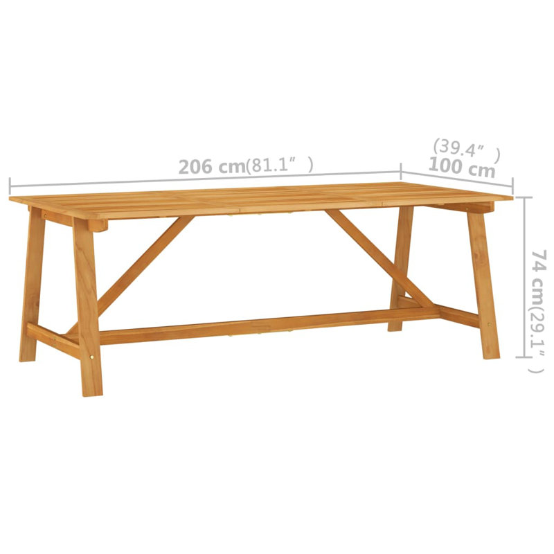 Garden Dining Set Grey Medium Removable Covers