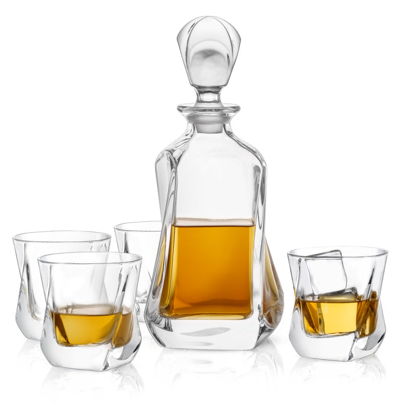 Ensemble de 5 carafe à décanter JoyJolt Aurora