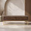 Table basse de style transitionnel taupe
