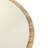 Laurie Gates 12 Inch Enameled Mango Wood Serving Bowl and Serving Utensils in White and Brown