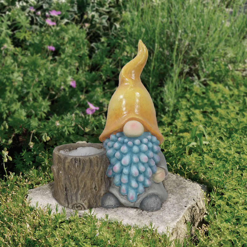 Gnome 16 "avec chapeau jaune et pot de drainage
