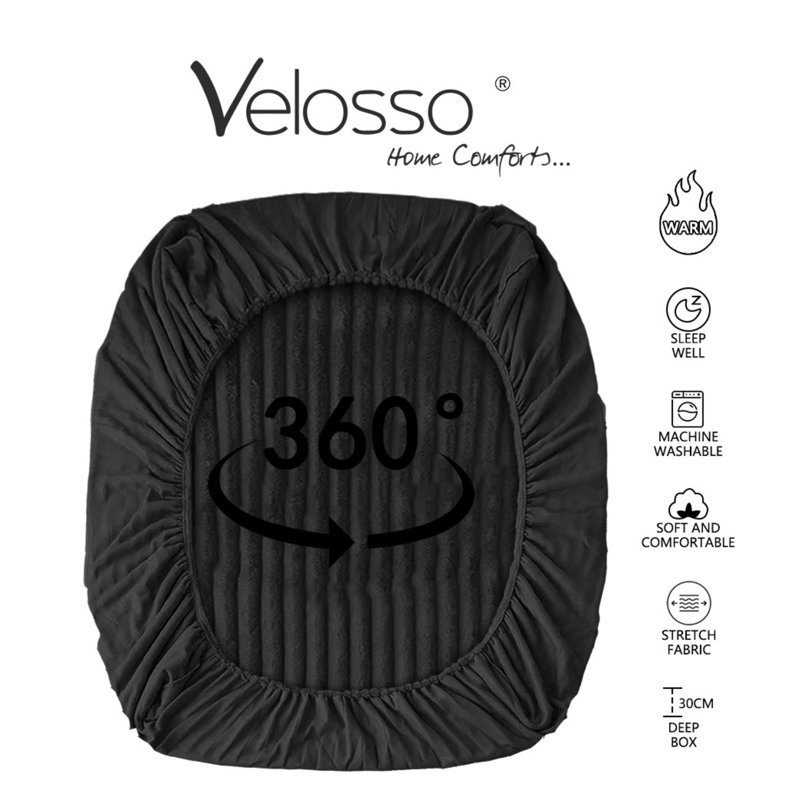 Fitted Sheet, Black