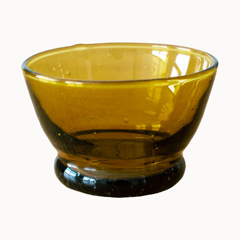 Footed Glass Bowl