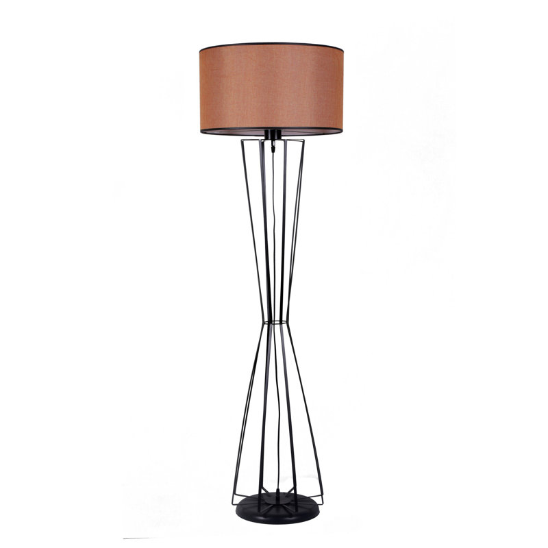 Lampe sur pied 63 ", Orange