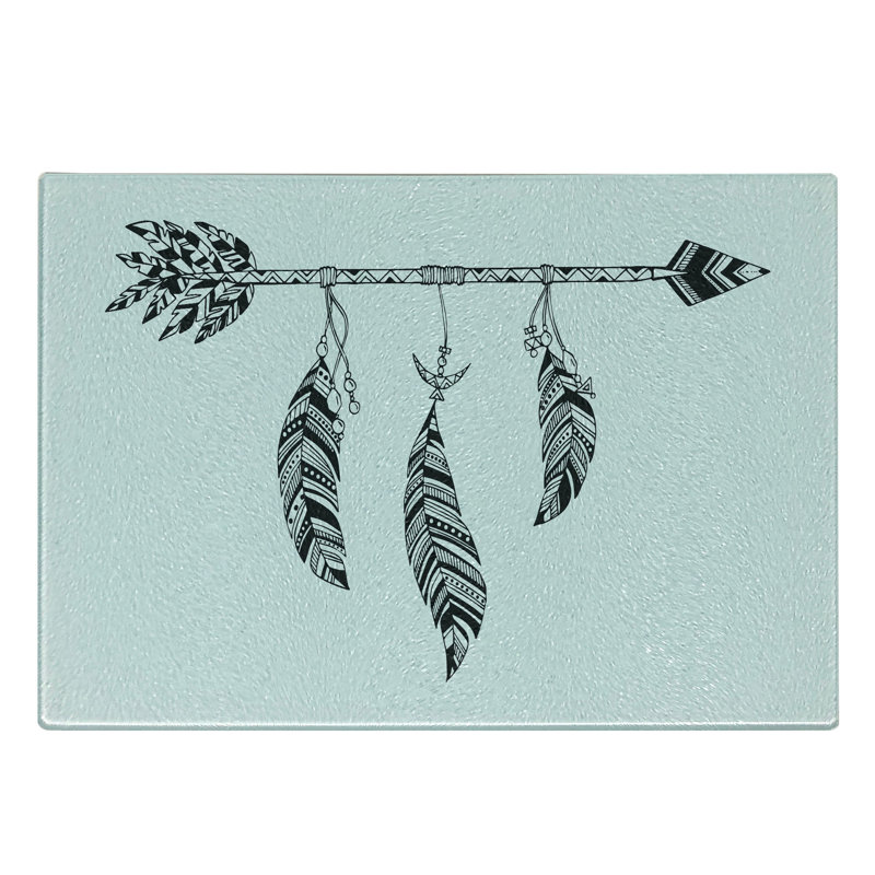 Planche à découper en verre trempé Ambesonne