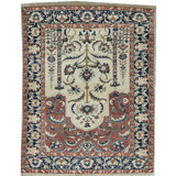 Hand-Knotted High-Quality Orange Area Rug