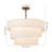 22'' Boho 4 - Tier Hand Woven Pendant Light Flush Mount Ceiling Light