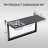 Rectangular 39.4'' L X 17.3'' W Balcony Folding Patio Tables