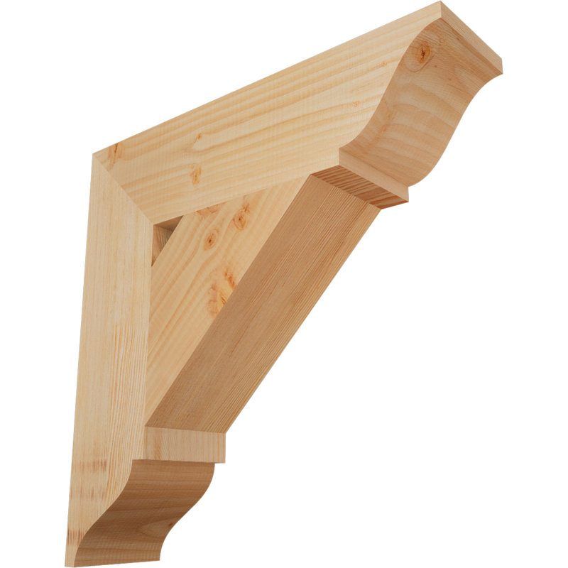 Support traditionnel, H 22 po x l 5,5 po x P 22 po, Douglas (lisse)