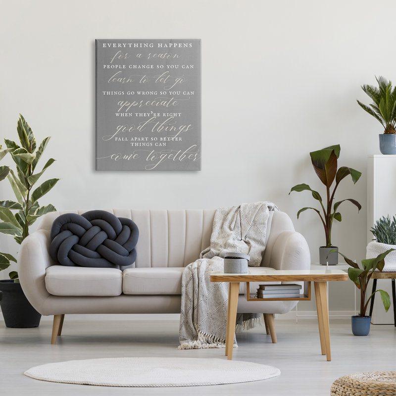 Good Things Fallpart, Toile tendue, H 40 po x l 30 po x P 1,5 po