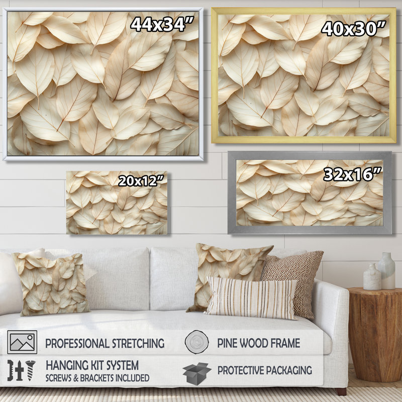 Jabrion - Floral Large Wall Art, 28" H x 60" W, Wrapped Canvas, Does Not Apply