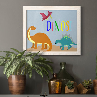 Dinos! - Cadre photo, impression sur toile