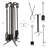 Abdalhai Iron Fireplace Tool Set