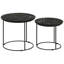 Ensemble de 2 tables gigognes