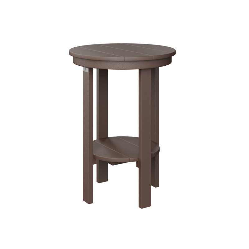 Table de bout ronde Berlin Gardens, Chocolat / Brun
