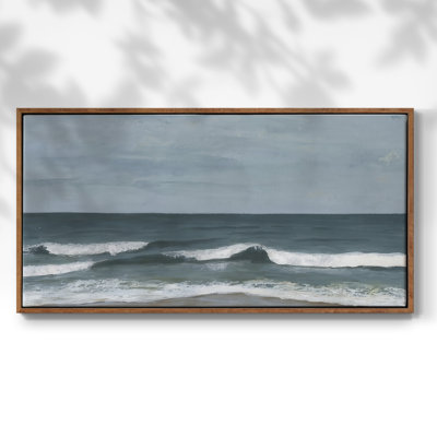 Northeast Shoreline II - Toile tendue avec châssis encadré - Prêt à être accroché