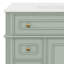 36" Bathroom Vanity With Ceramic Sink, Free Standing Single Basin Vanity Set With Tip-Out Drawer, 3 Drawers, And 2 Doors-586627620