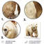 Hiver blanc, ours polaire II - ours 2, art mural en métal-607920084