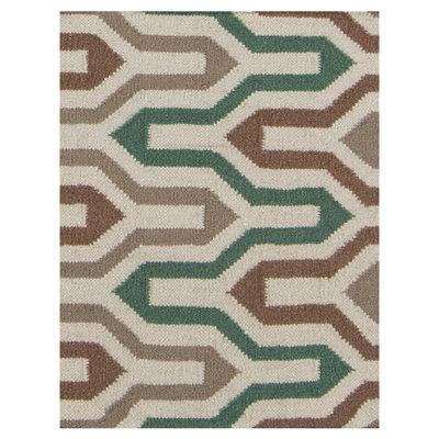 Irizarry Wool Geometric Indoor Rug