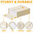 6-pack Foldable Bed Sheet Organizers With Window – Xl Storage Containers For Queen & King Size Sheets, Linen Closet Sheet Folder Keepers