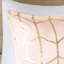 Édredon élégant rosé et métallique avec coussins géométriques double / grand orné-116011761-116011757