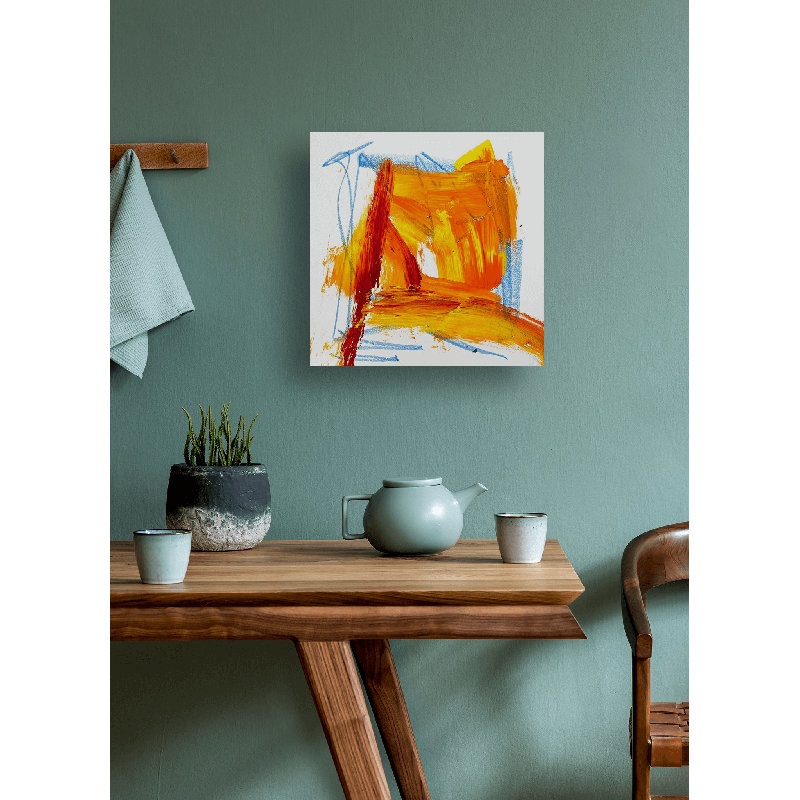 Amber Print, 36" H x 36" W x 1.5" D, Wrapped Canvas