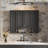 Modern Bathroom Cabinet With 5 Adjustable Shelves, Wall-Mounted Design, Soft-Closing Hinges, And Open Shelving For Efficient Storage-256442347