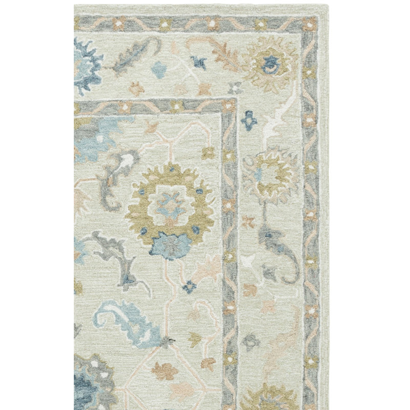 Tapis oriental en laine touffeté à la main Metro, Carré 6 pi