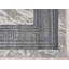 Tapis à bordure abstraite crème / gris Ksamil Collection-106017507