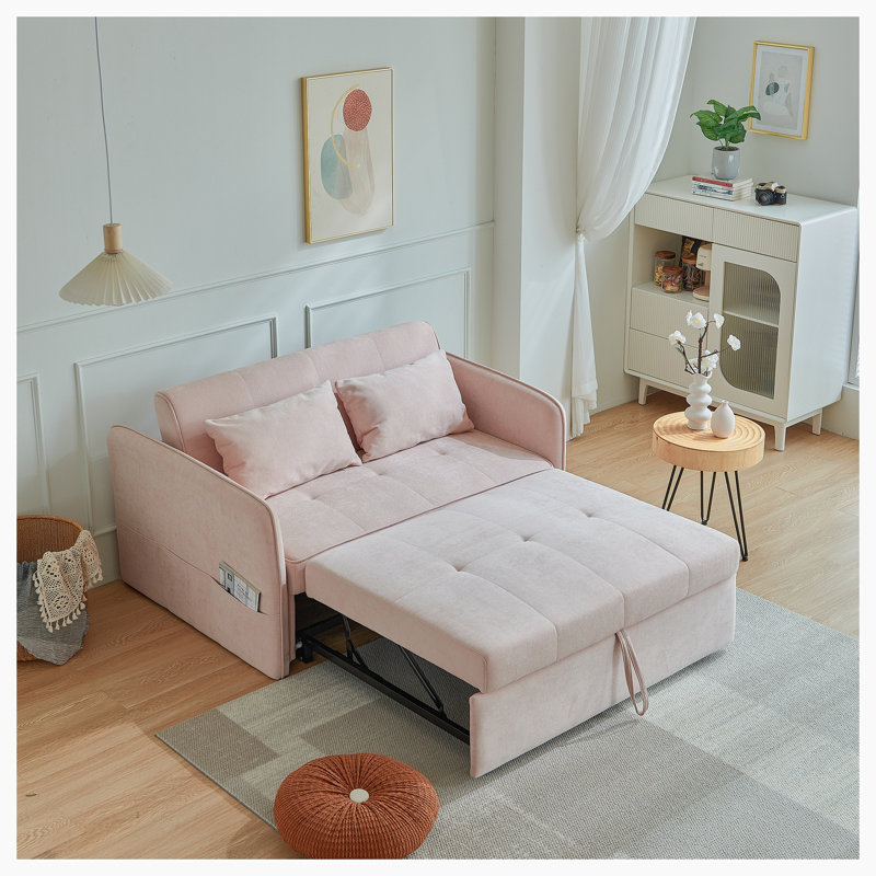 Canapé Arlotta, Tissu rose