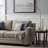 54-inch silver integrated LED task floor lamp