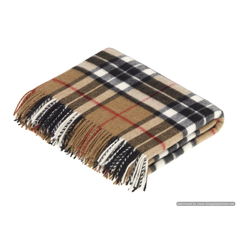 Tartan Hand Woven Throw Blanket
