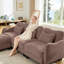 Canapé d'angle en chenille avec coussin lombaire délicat, design ergonomique incurvé, pouf amovible, montage facile pour le salon-1629358624
