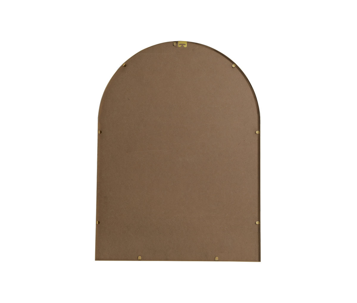 Sabine Metal Arch Wall Mirror, Brass, 36" x 27"